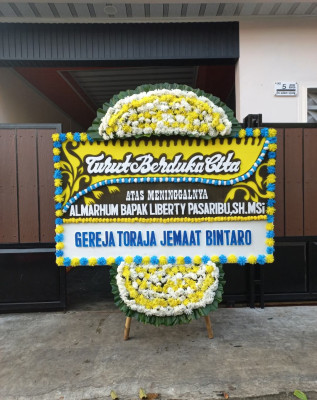 Papan Bunga Duka di Sibolga Ilir